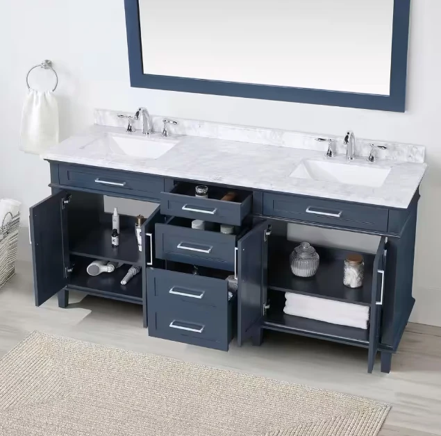 Midnight Blue Bathroom Vanity